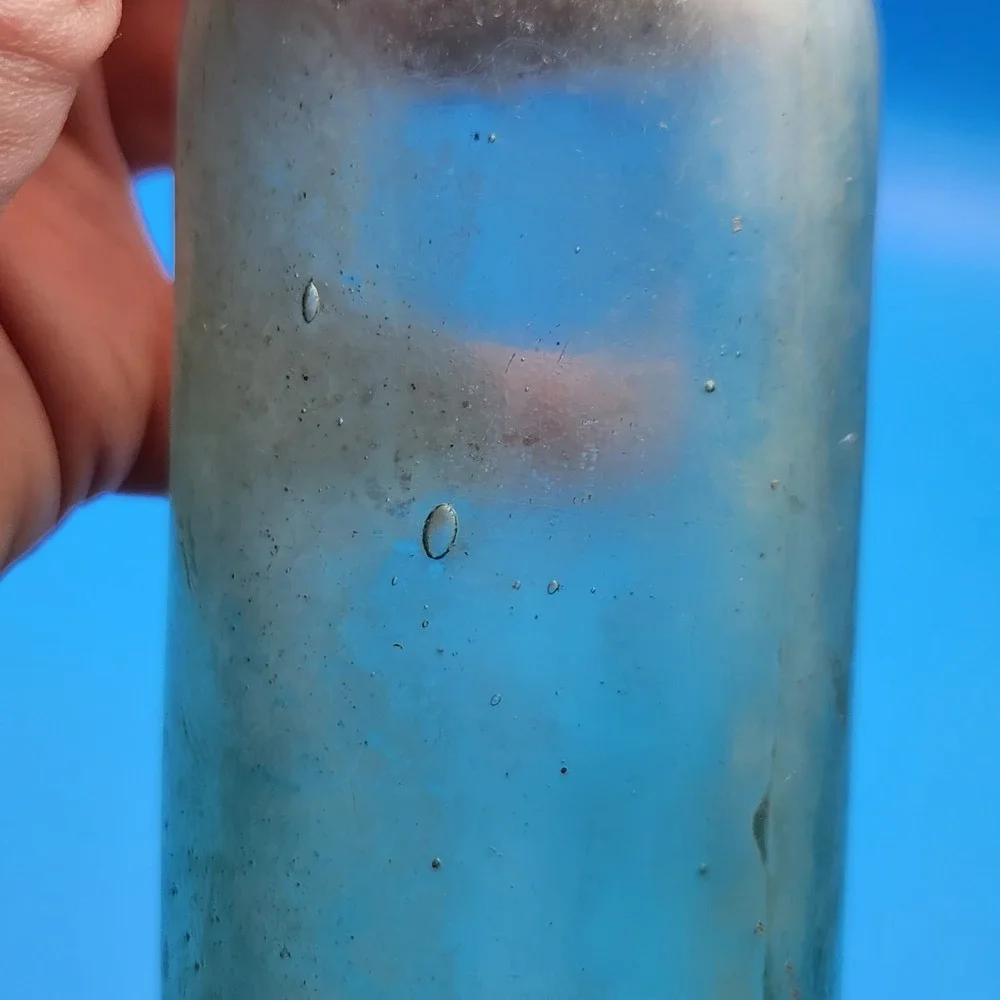 Vintage John J.  Smith Tonic Syrup Medicine Bottle 1870-80 Rustic Worn Cloudy